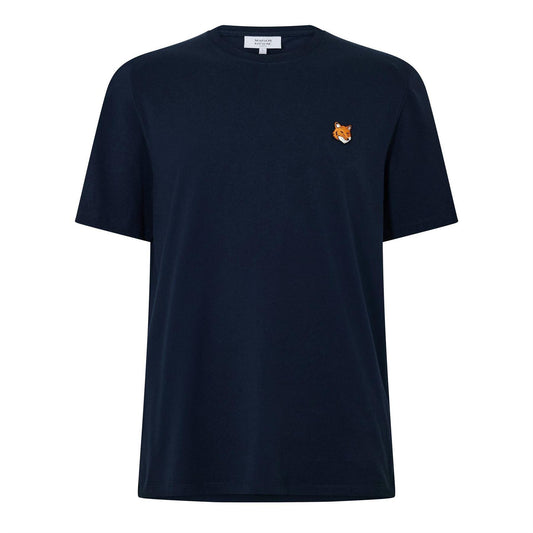Classic Navy Blue - Front - Maison Kitsuné Mens T-Shirt