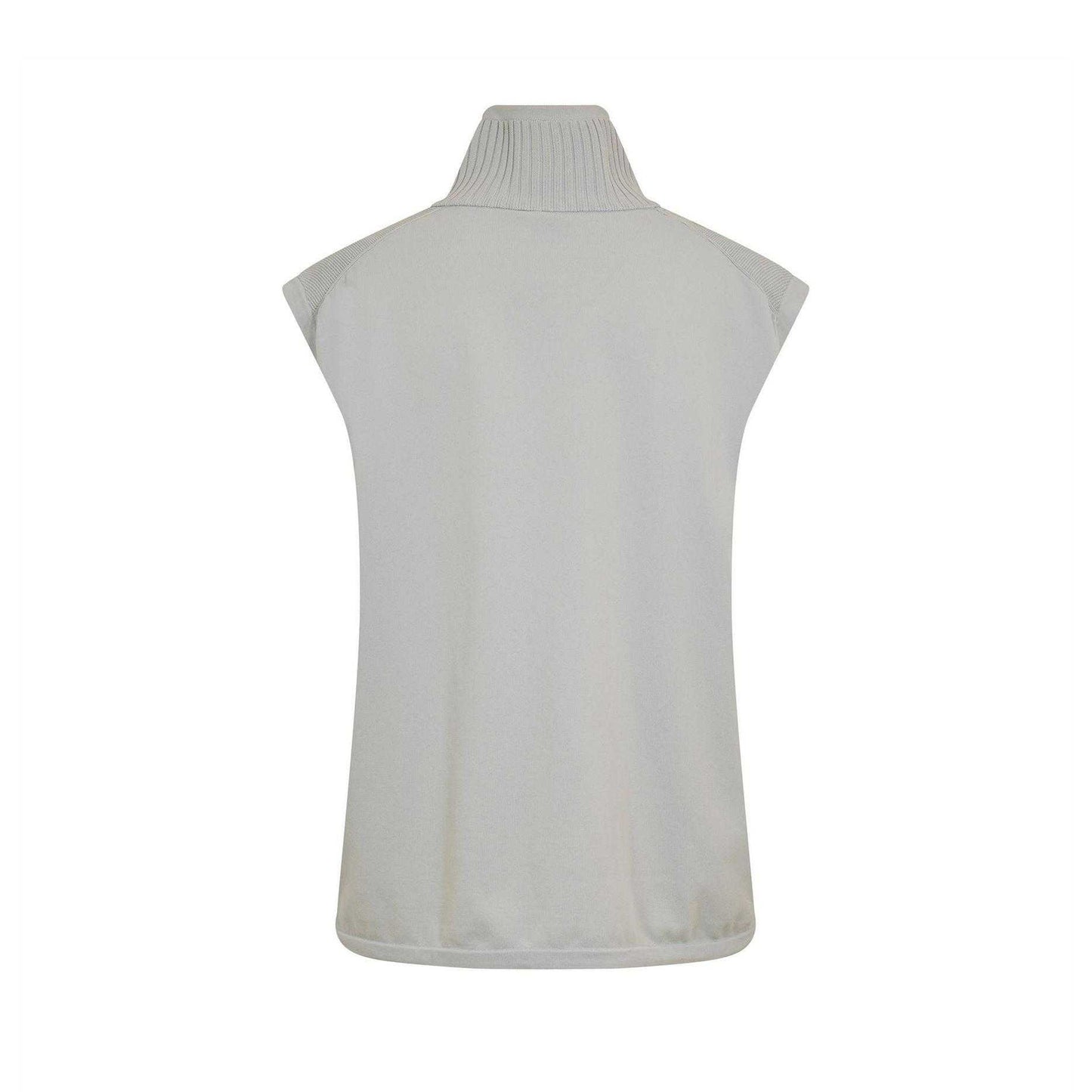 Pastel Grey - Back - Boss Mens Vayner Front Pocket Gilet