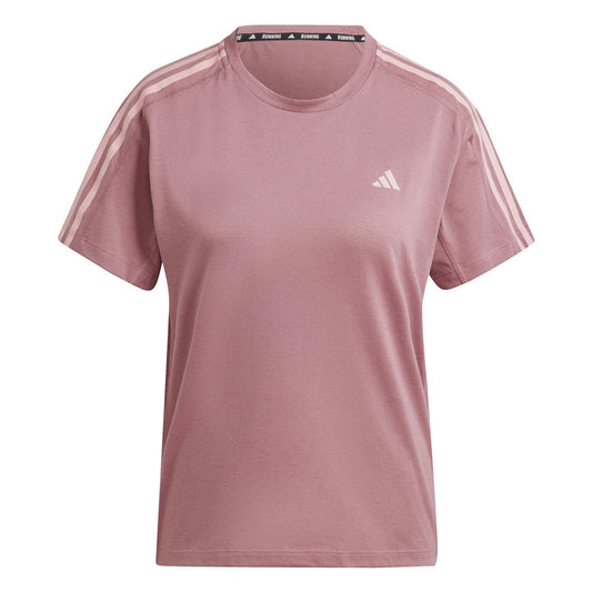 Crimson - Front - Adidas Womens-Ladies Own The Run T-Shirt