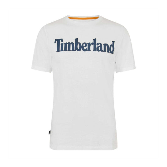 White - Front - Timberland Mens Kennebec River Cotton T-Shirt