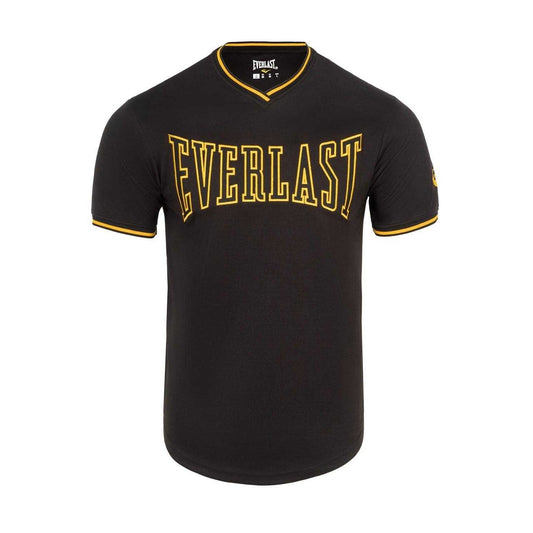 Black - Front - Everlast Mens American Football Jersey