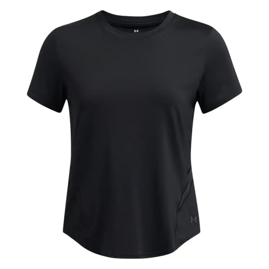 Black - Front - Under Armour Womens-Ladies Elite Vent Loose Fit Training T-Shirt