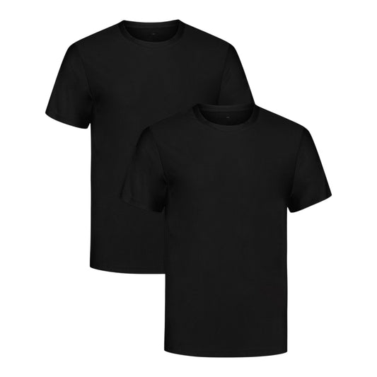 Black - Front - Under Armour Mens Plain T-Shirt (Pack of 2)