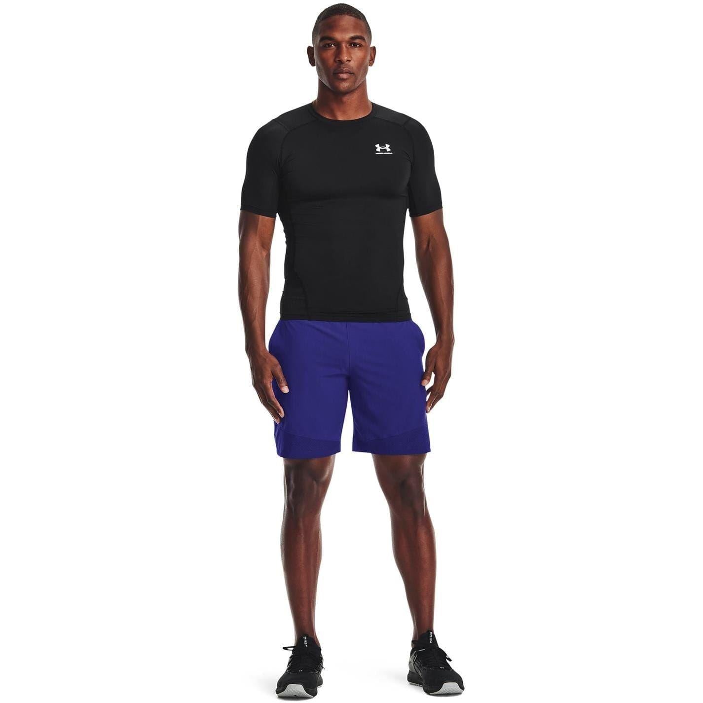 Black - Pack Shot - Under Armour Mens HeatGear Training T-Shirt