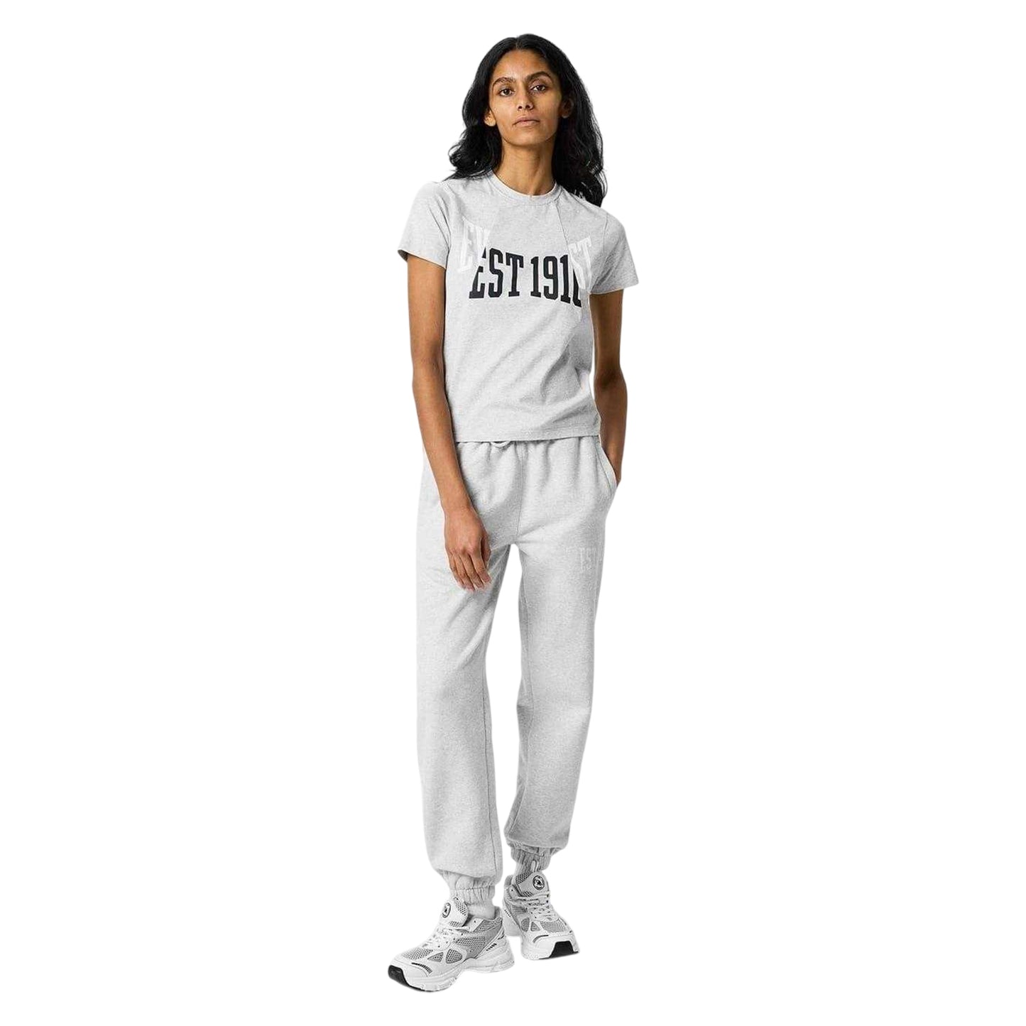 Grey Marl - Lifestyle - Everlast Womens-Ladies Est 1910 Marl Logo Joggers