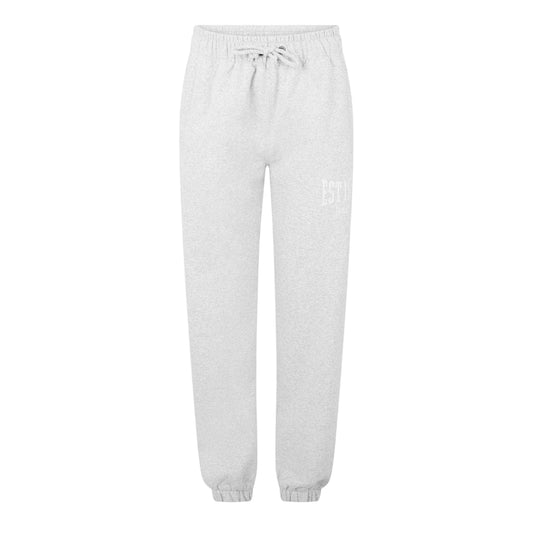 Grey Marl - Front - Everlast Womens-Ladies Est 1910 Marl Logo Joggers