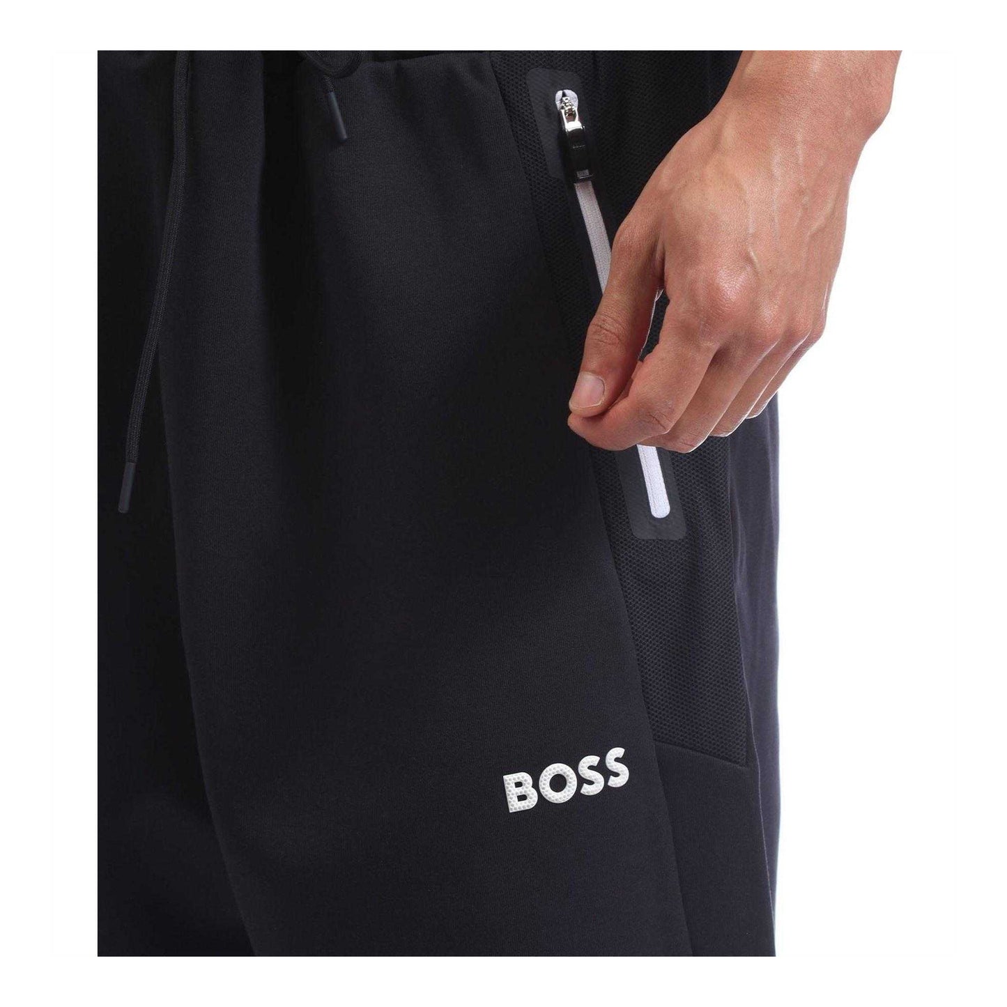 Dark Blue - Lifestyle - Boss Mens Headlo 1 Drawstring Waist Shorts