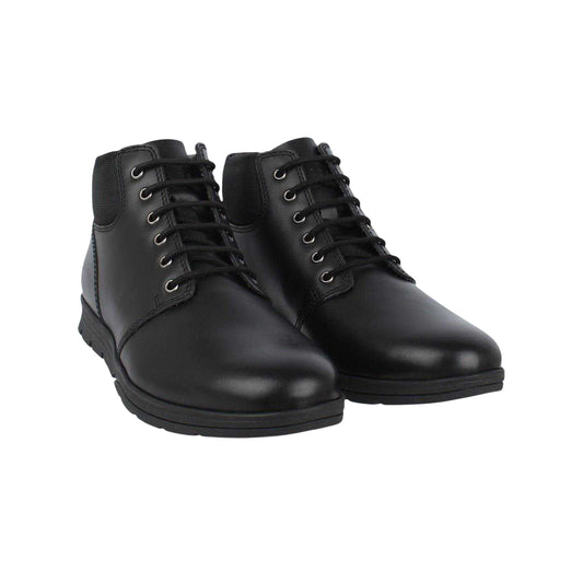 Black - Front - Firetrap Mens Leather Ankle Boots
