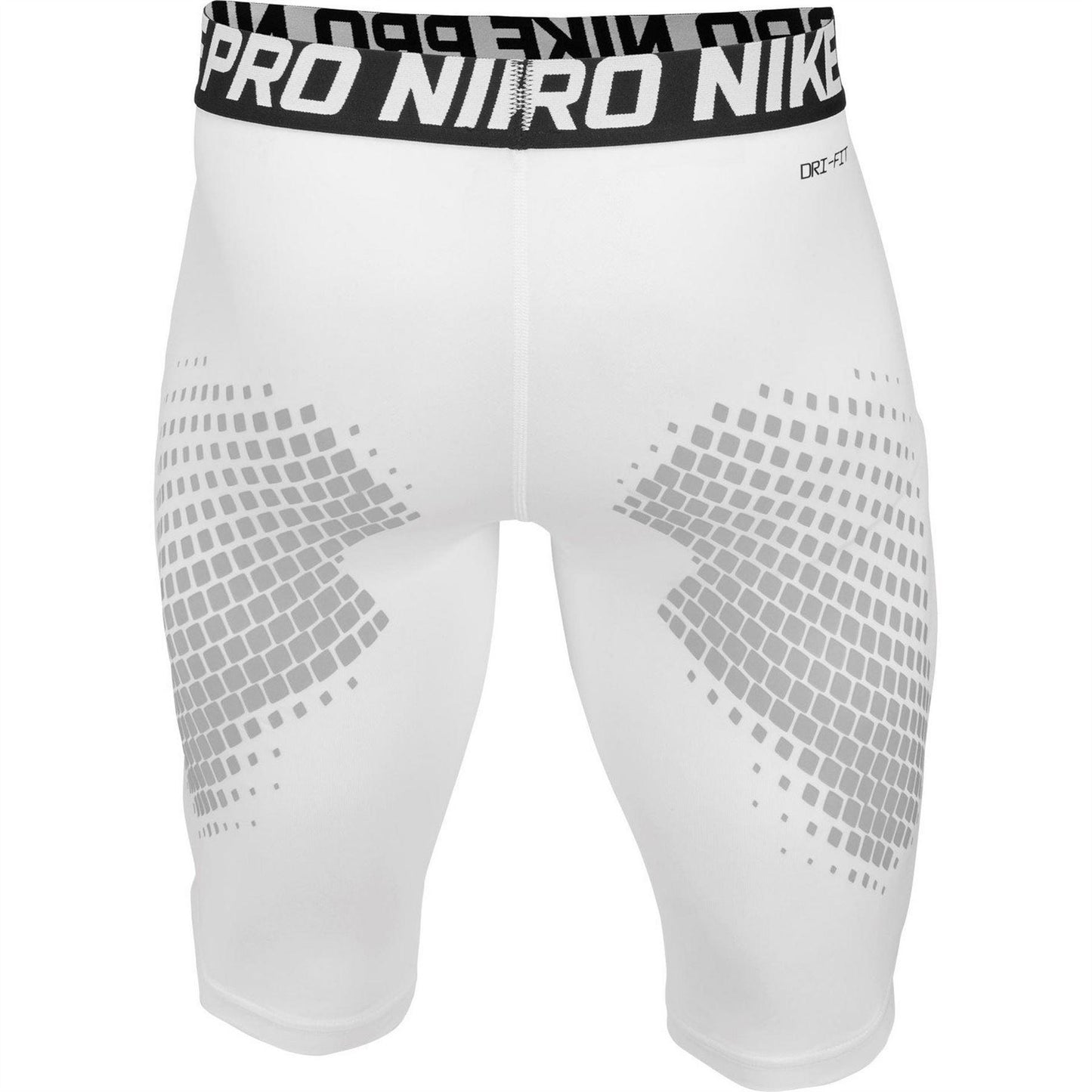 White - Back - Nike Mens Pro Workout Compression Shorts