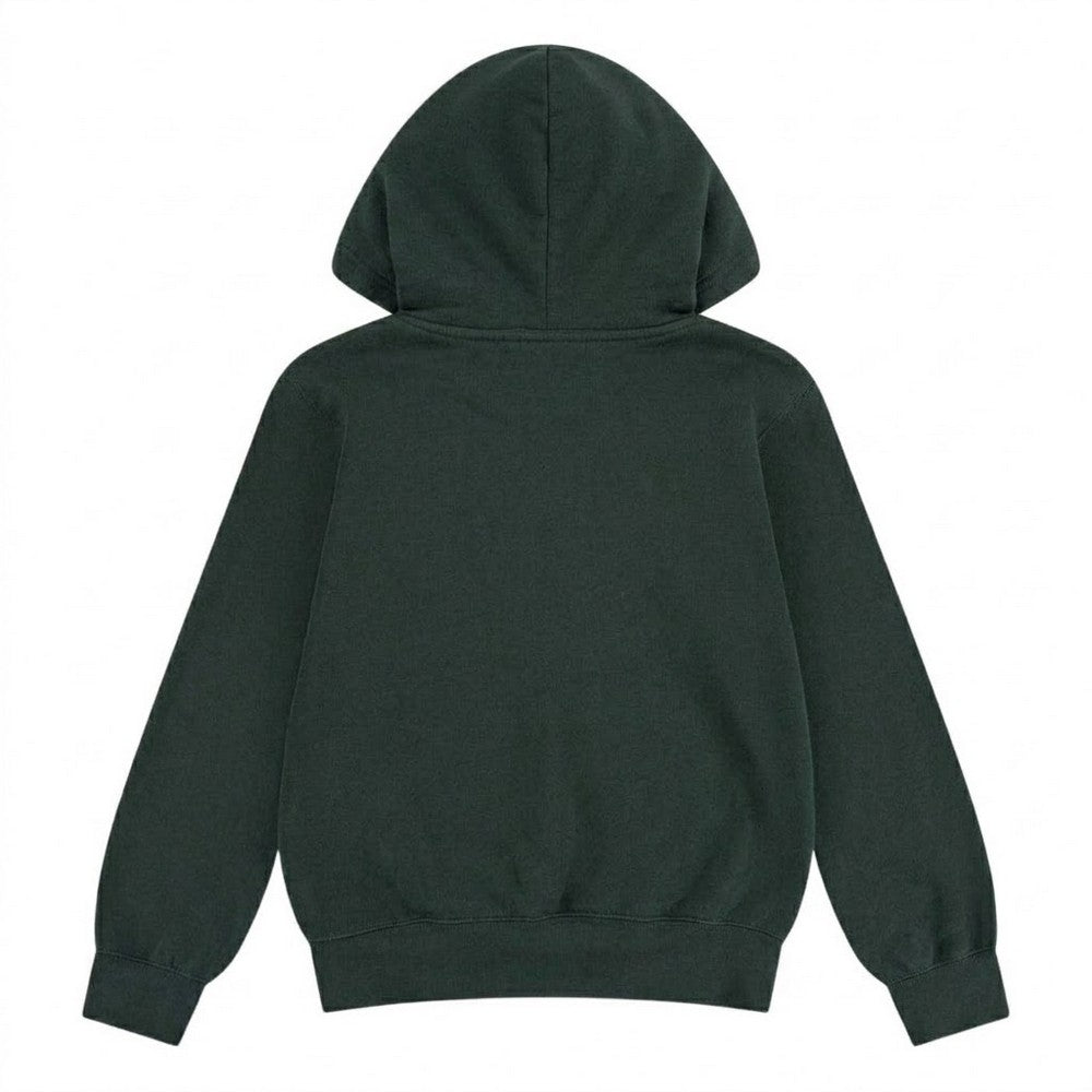 Midnight Green - Back - Nike Childrens-Kids Air Jordan Relaxed Fit Pullover Hoodie