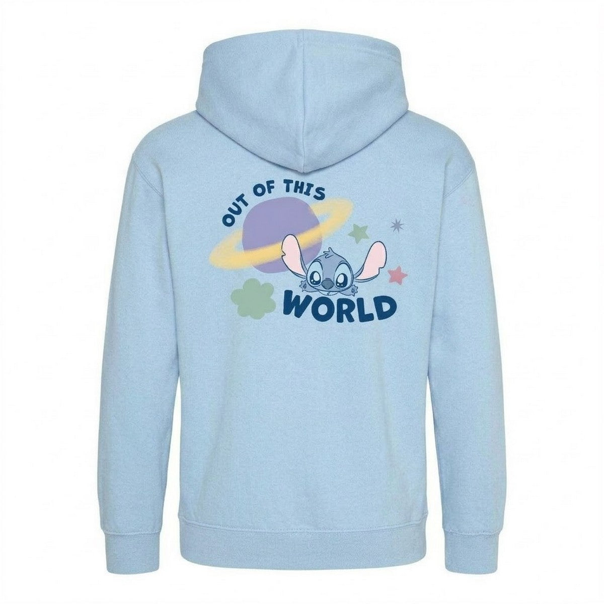 Blue - Back - Lilo & Stitch Childrens-Kids Out Of This World Hoodie