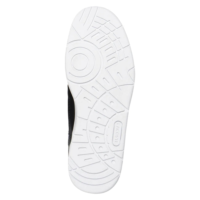 White-Green - Side - Lacoste Childrens-Kids T-Clip Touch Fastening Trainers