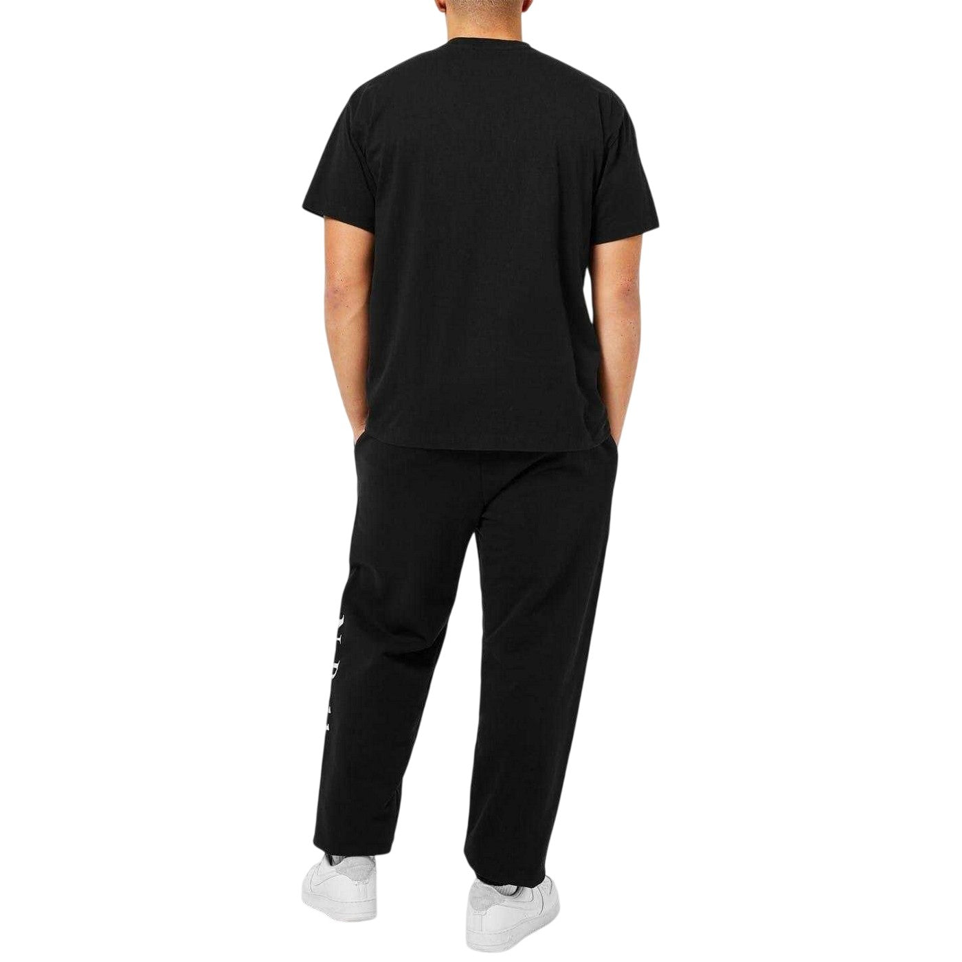 Black - Pack Shot - Aries Unisex Adult No Problemo Short-Sleeved T-Shirt