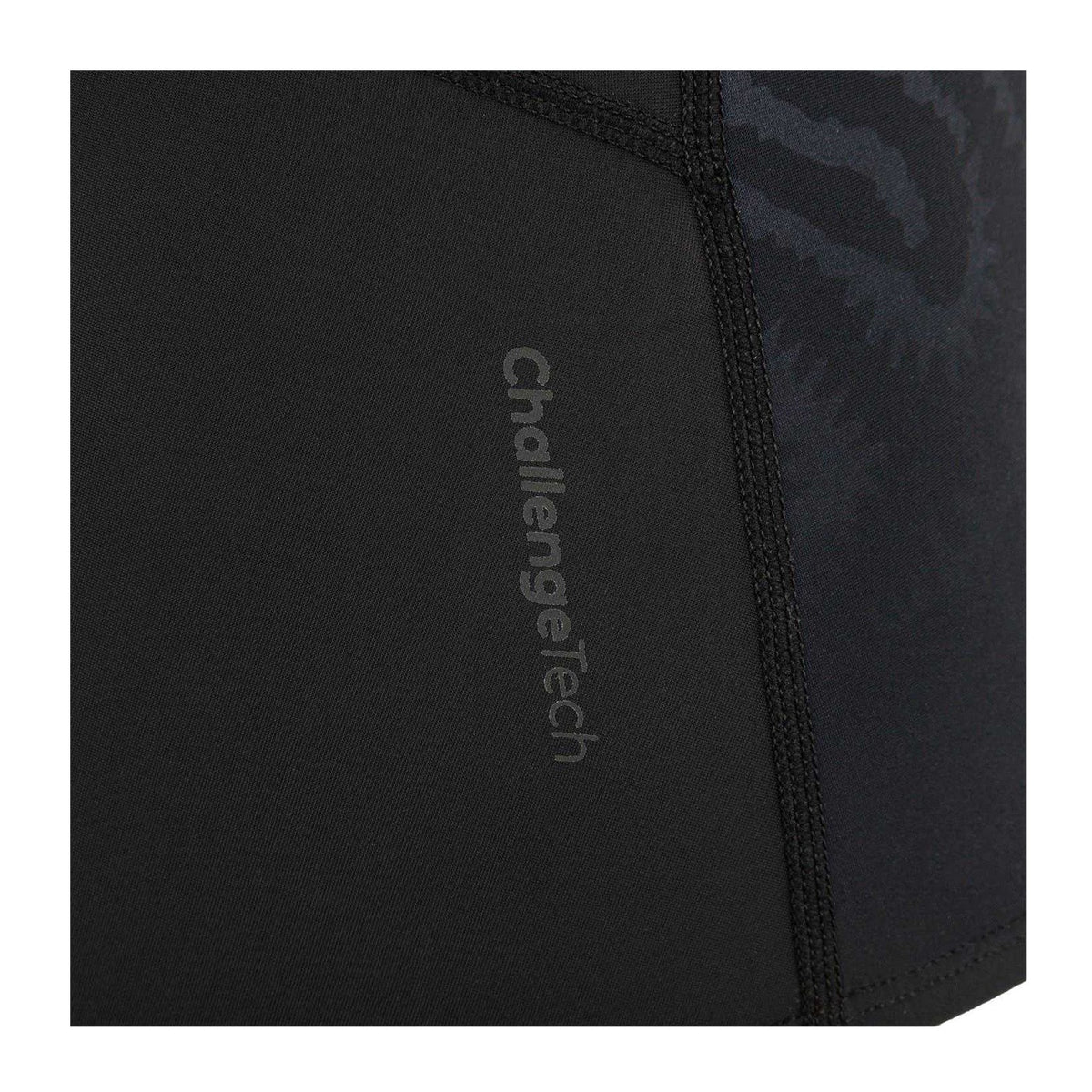 Black - Pack Shot - Slazenger Womens-Ladies Patterned One Piece Swimsuit