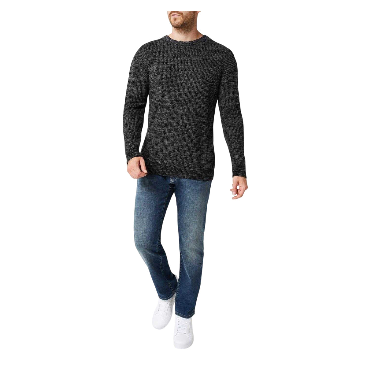 Black - Lifestyle - Firetrap Mens Classic Knitted Jumper
