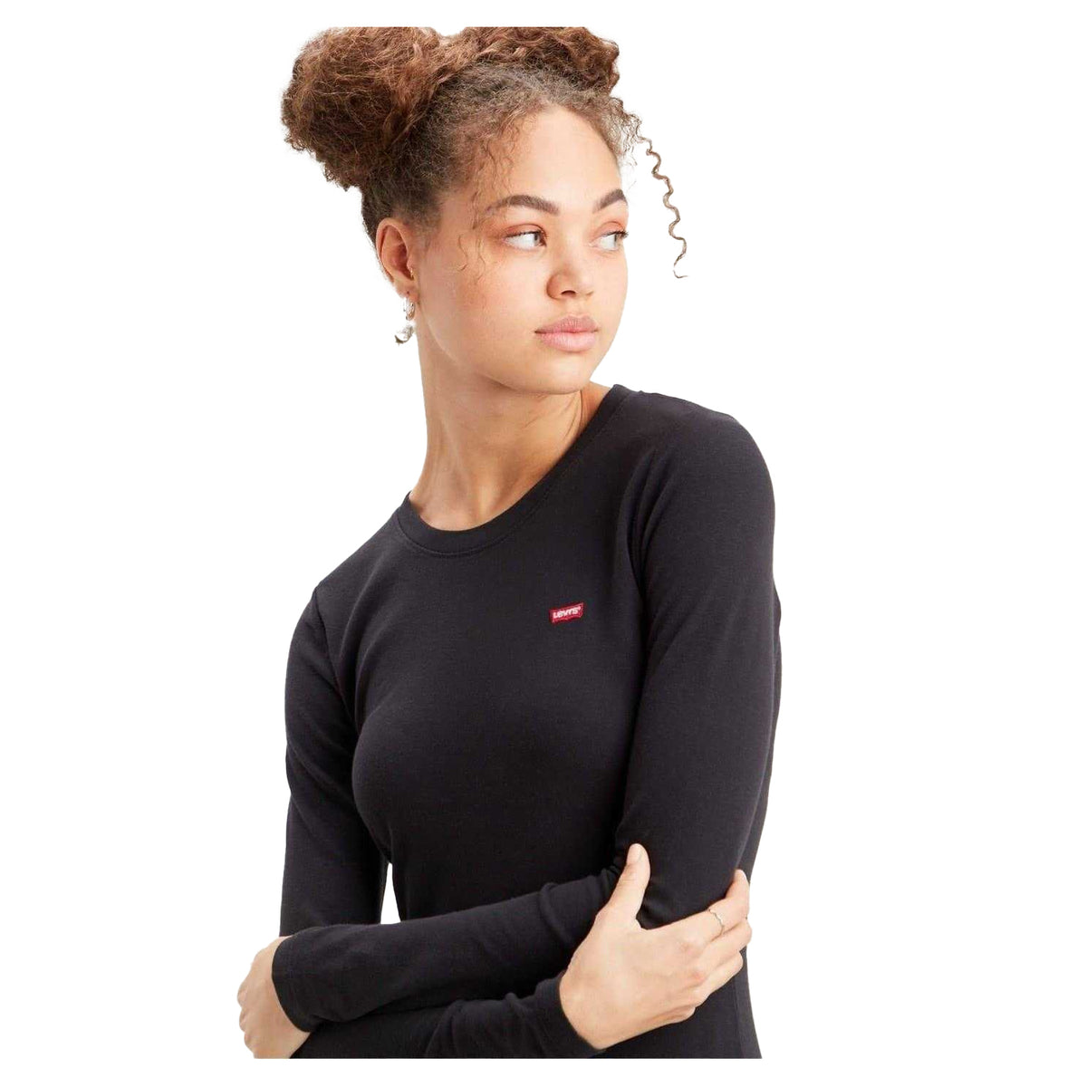 Caviar - Side - Levis Womens-Ladies Cotton Long-Sleeved T-Shirt