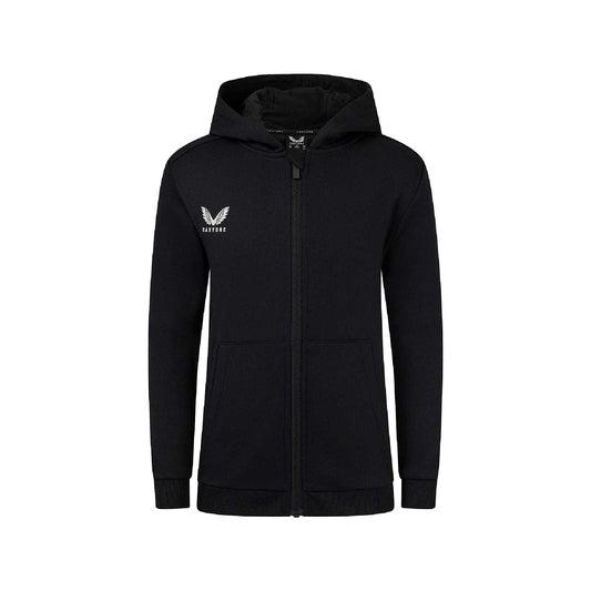 Caviar - Front - Castore Childrens-Kids Full Zip Hoodie