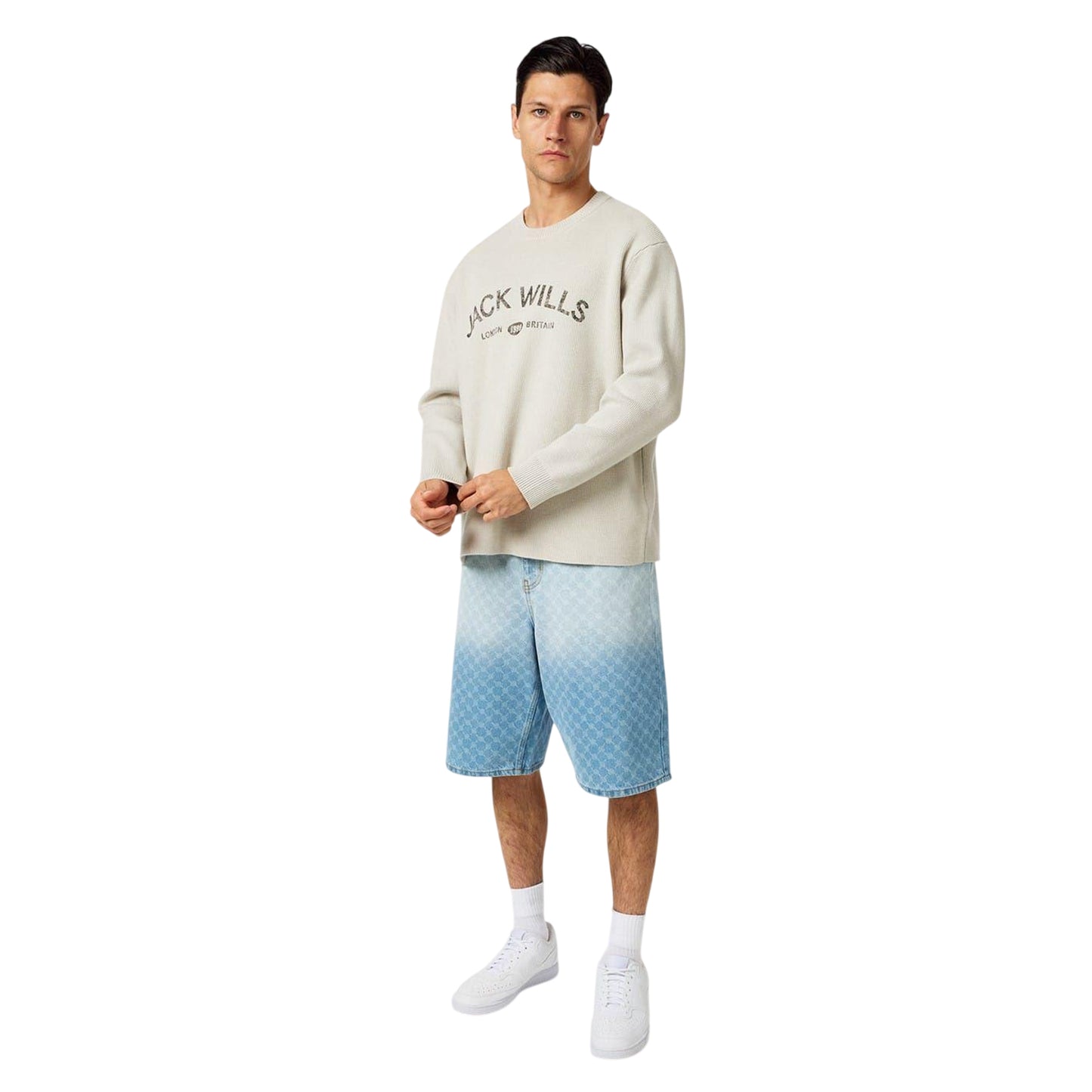 Willow - Lifestyle - Jack Wills Mens Logo Crew Neck Regular Jumper