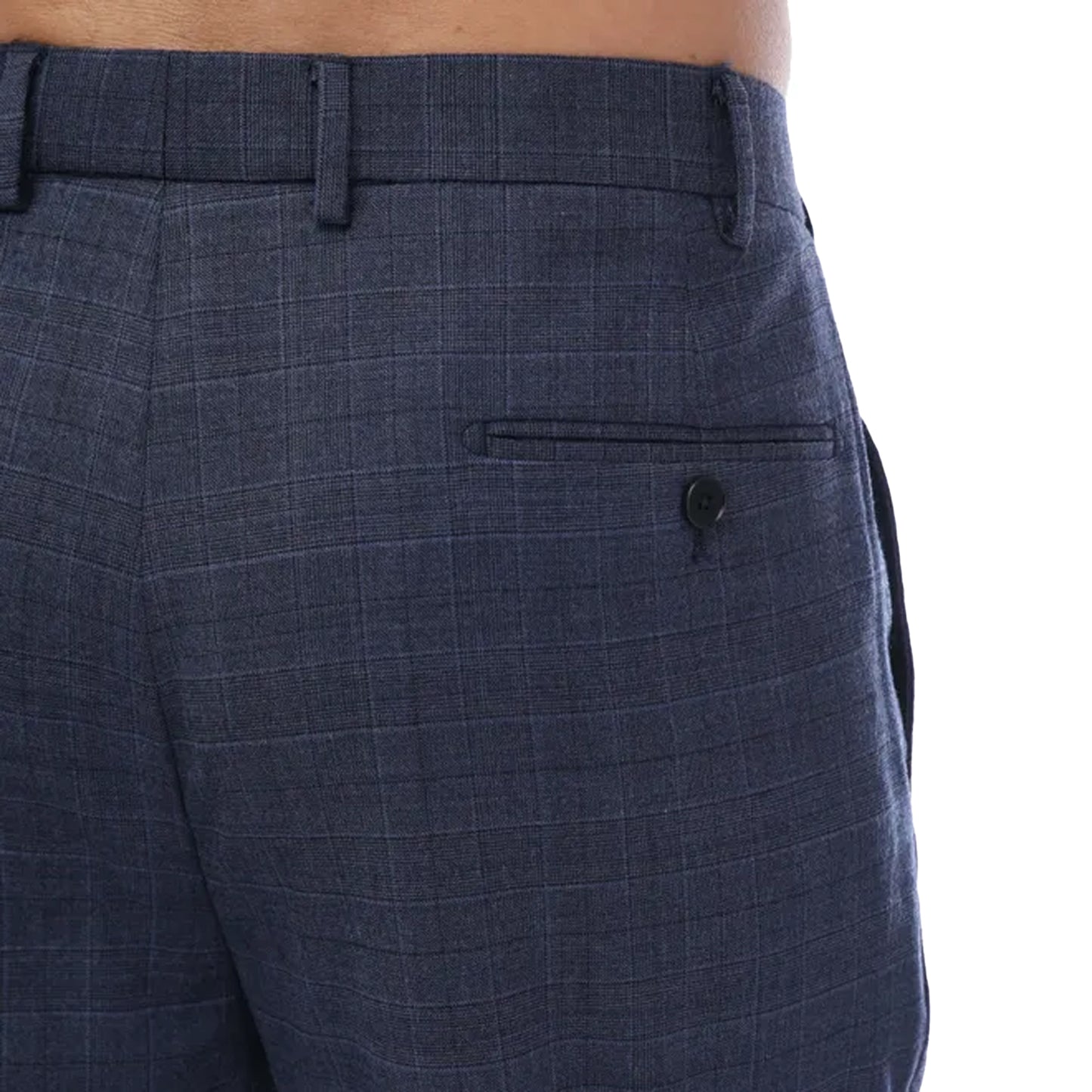 Blue - Side - Ted Baker Mens Airforce Slim Trousers