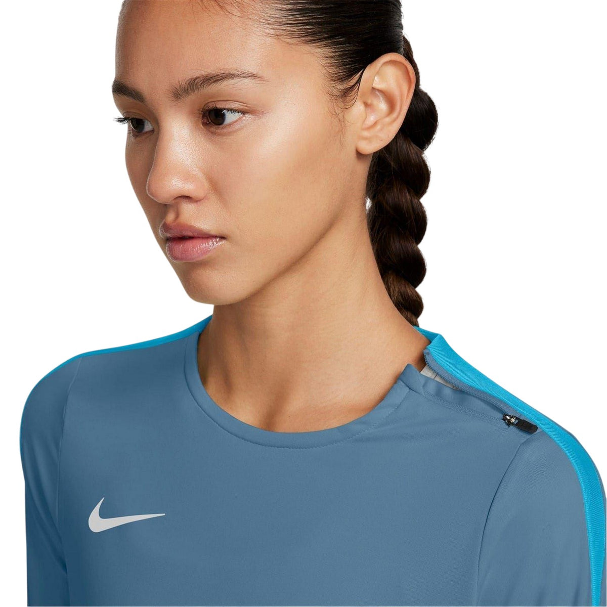 Aegean Blue-Storm - Side - Nike Womens-Ladies Crew Neck Regular T-Shirt