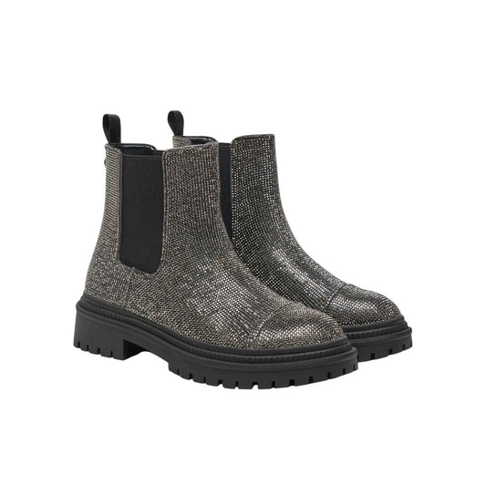 Pewter - Front - Steve Madden Womens-Ladies Moonlit Chelsea Boots