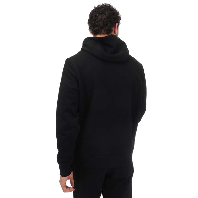 Black - Back - DKNY Mens Blackwater Logo Hoodie