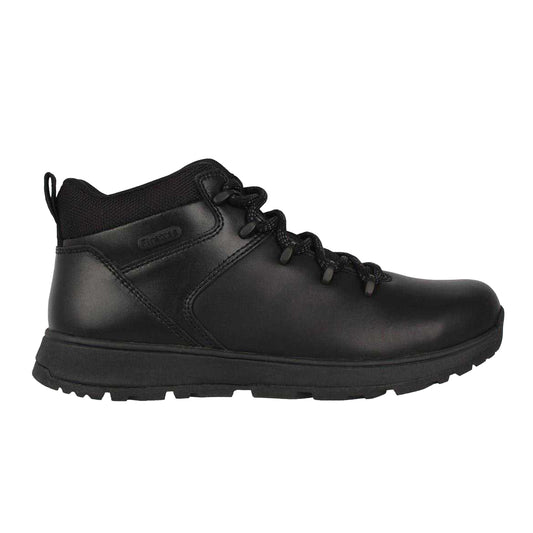 Black - Front - Firetrap Mens Rhino Logo Leather Boots