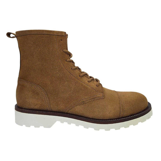 Tan - Front - Firetrap Mens Suede Ankle Boots