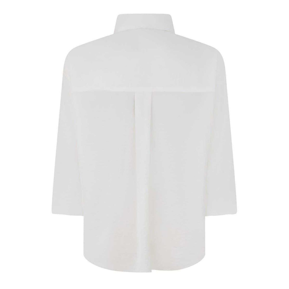 Cream - Back - Jack Wills Womens-Ladies Soft Regular Long-Sleeved Blouse
