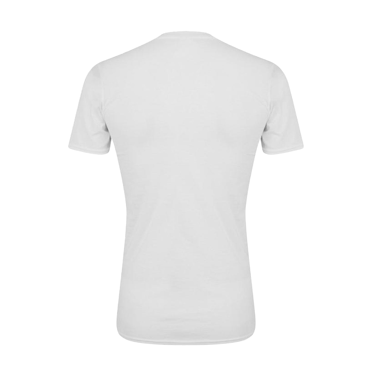 White - Back - Sport Direct Unisex Adult Crew Neck Regular Short-Sleeved T-Shirt