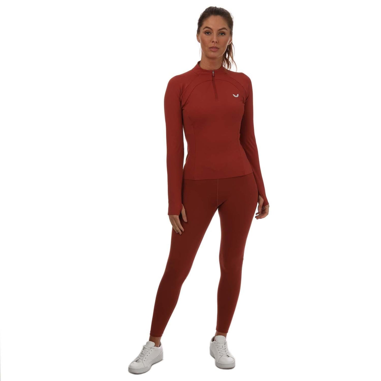 Red - Lifestyle - Castore Womens-Ladies Active Air Leggings