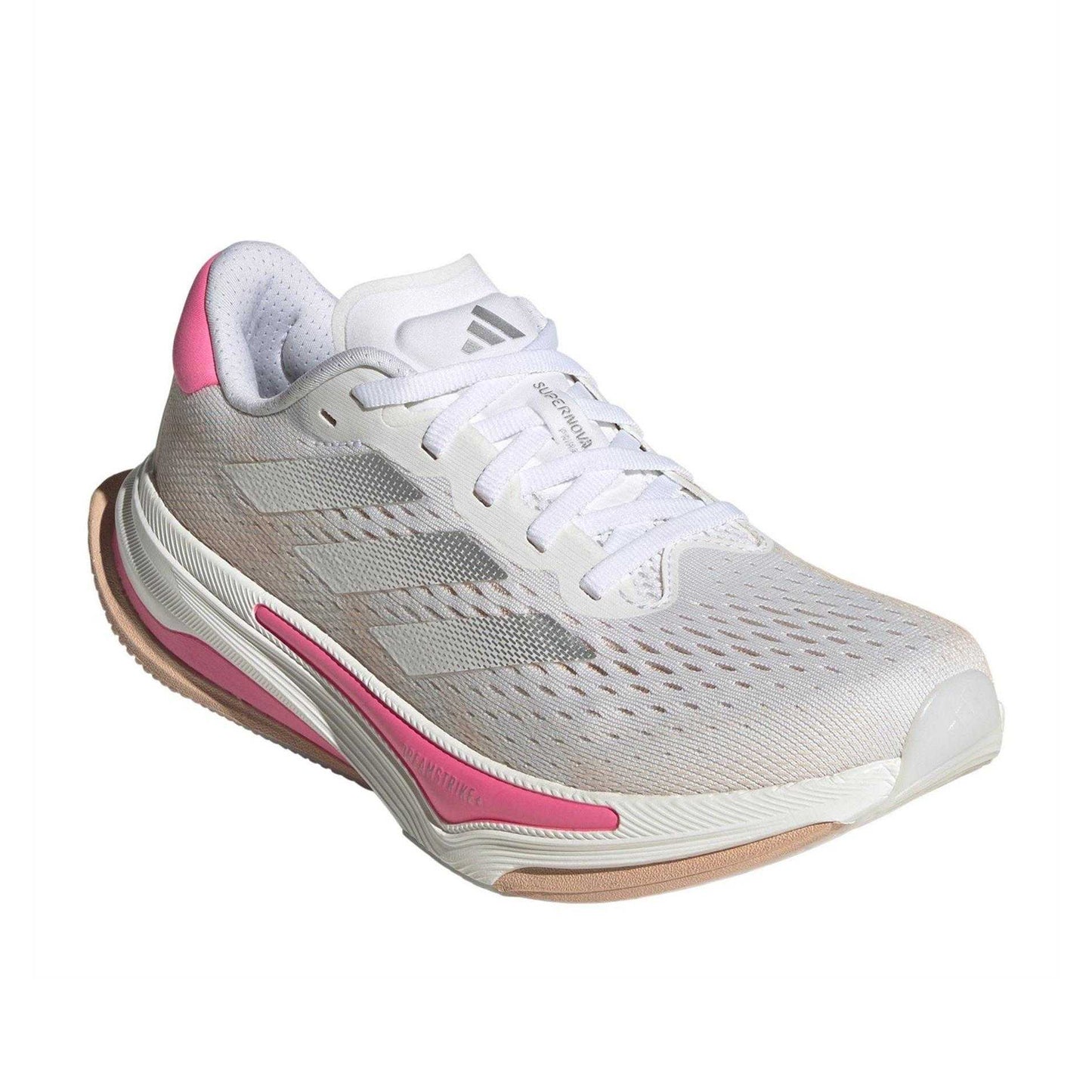 Cloud White-Lucid Pink - Pack Shot - Adidas Womens-Ladies Supernova Prima Trainers