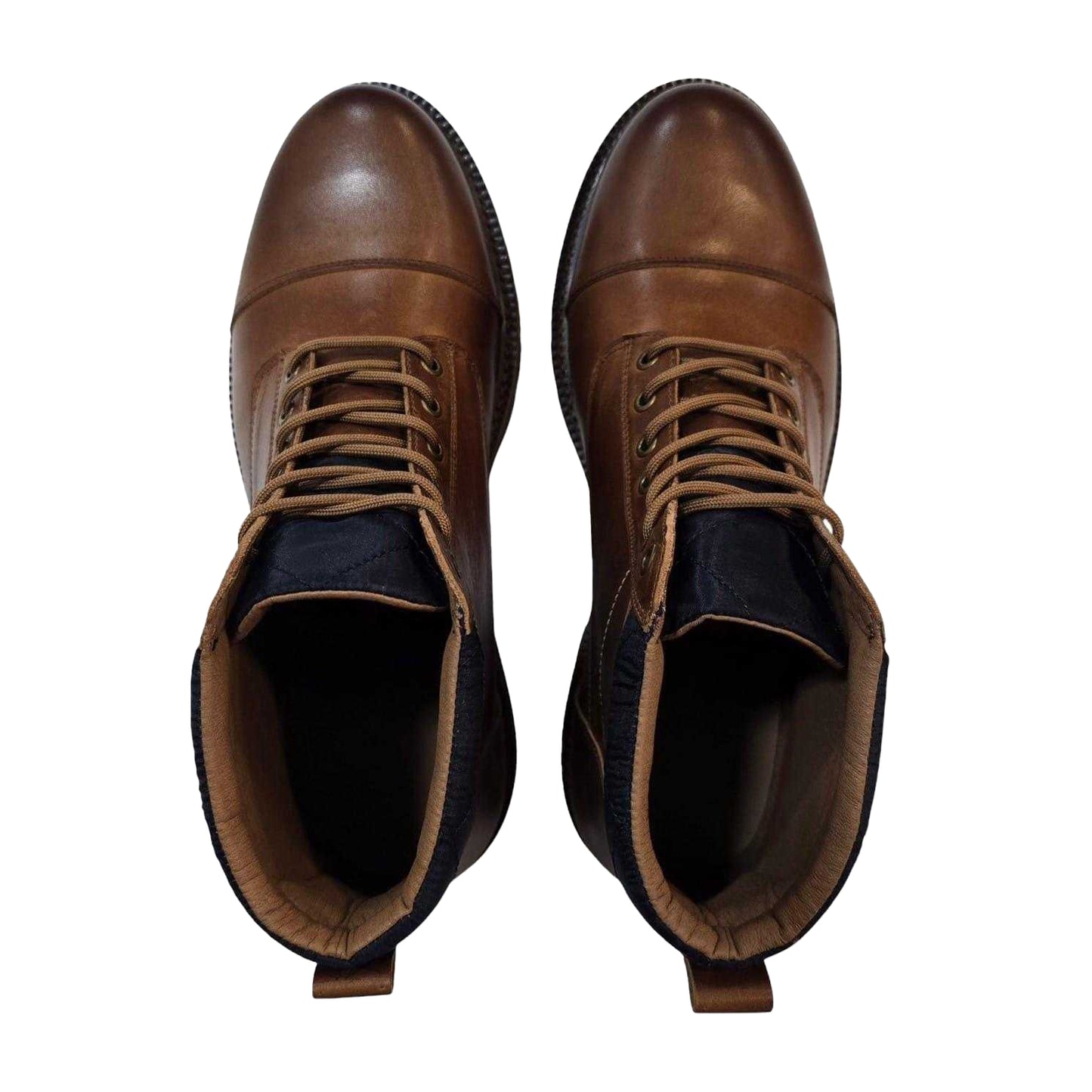Tan - Pack Shot - Firetrap Mens Oman Leather Boots