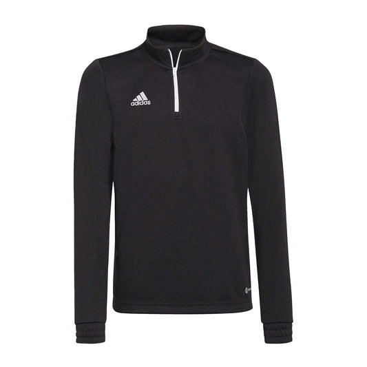 Black - Front - Adidas Childrens-Kids Entrada 22 Recycled Polyester Training Top