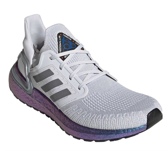 Dash Grey - Front - Adidas Unisex Adult Ultraboost 20 PrimeKnit Trainers