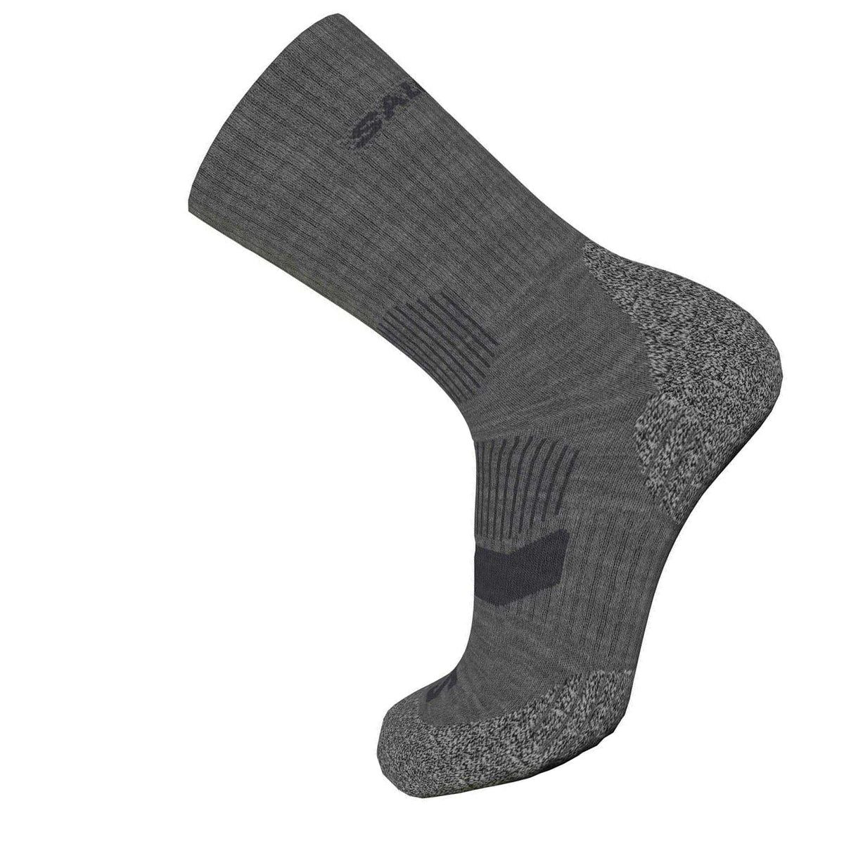 Grey-Phantom - Back - Salomon Mens Lightweight Crew Socks (Pack of 2)