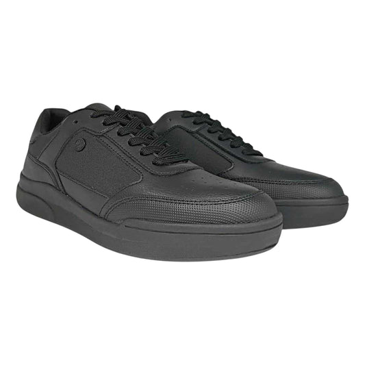 Black - Front - Pretty Green Childrens-Kids Welwyn Lace Up School Shoes