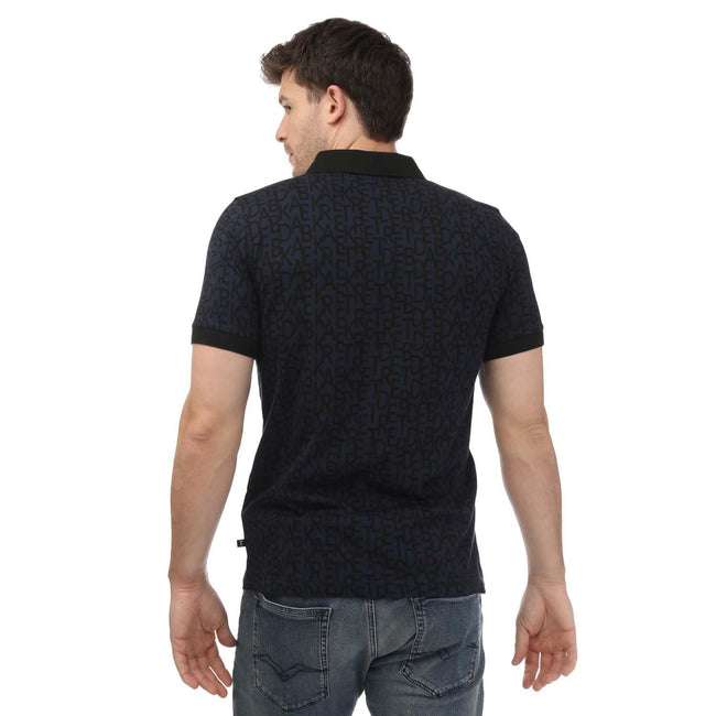 Navy - Back - Ted Baker Mens Chapar Regular Polo Shirt