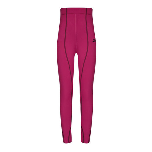 Pink - Front - Reebok Womens-Ladies Myt Skinny Running Leggings