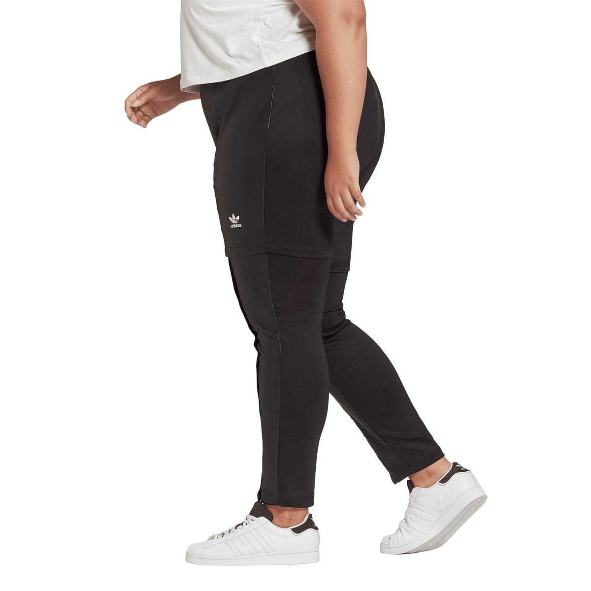 Black - Pack Shot - Adidas Womens-Ladies Originals Slim Leggings