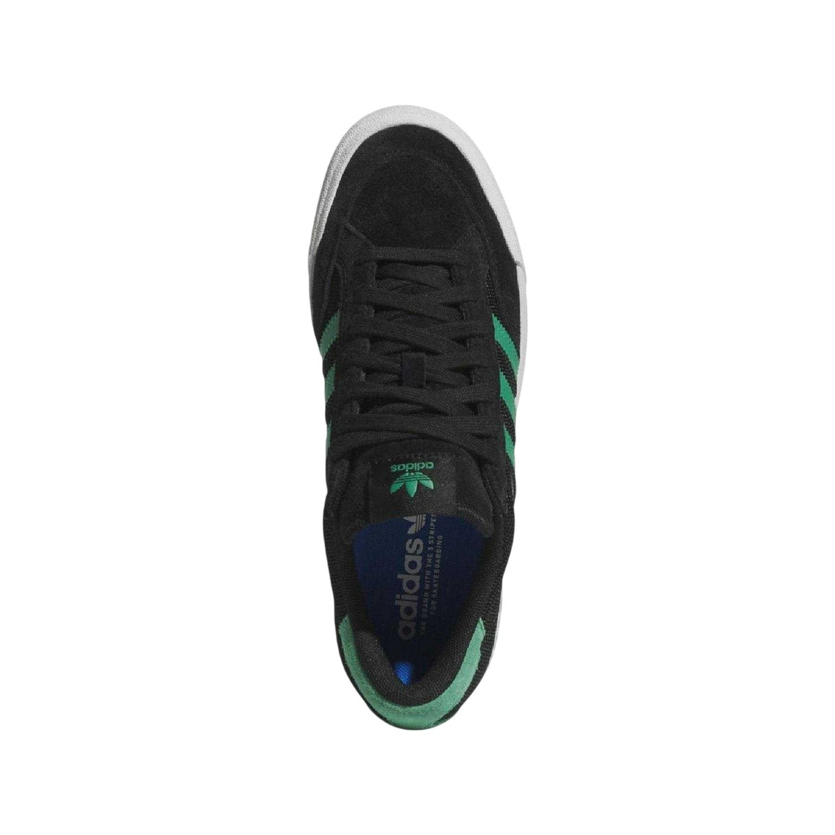Black - Lifestyle - Adidas Mens Originals Leather Skateboarding Trainers
