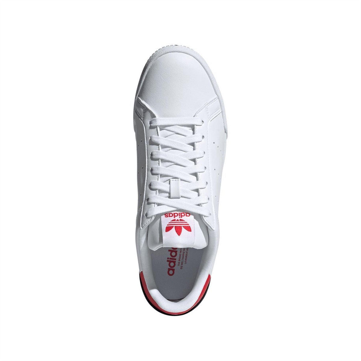 White - Lifestyle - Adidas Mens Tourino Leather Trainers
