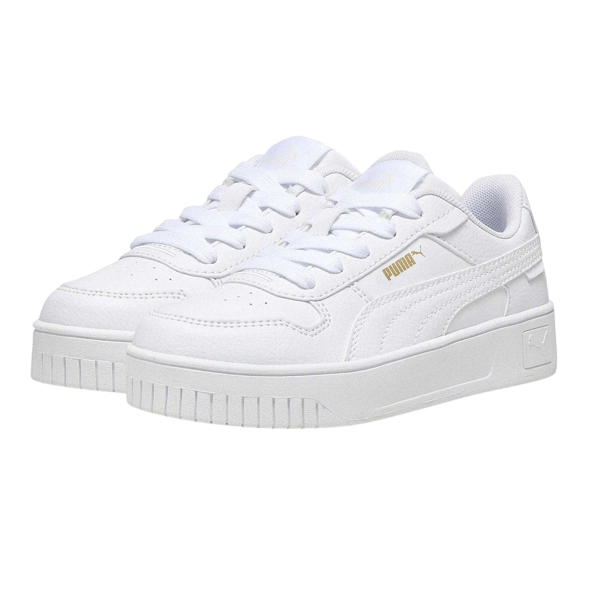 Puma White - Lifestyle - Puma Childrens-Kids Carina Street Platform Trainers