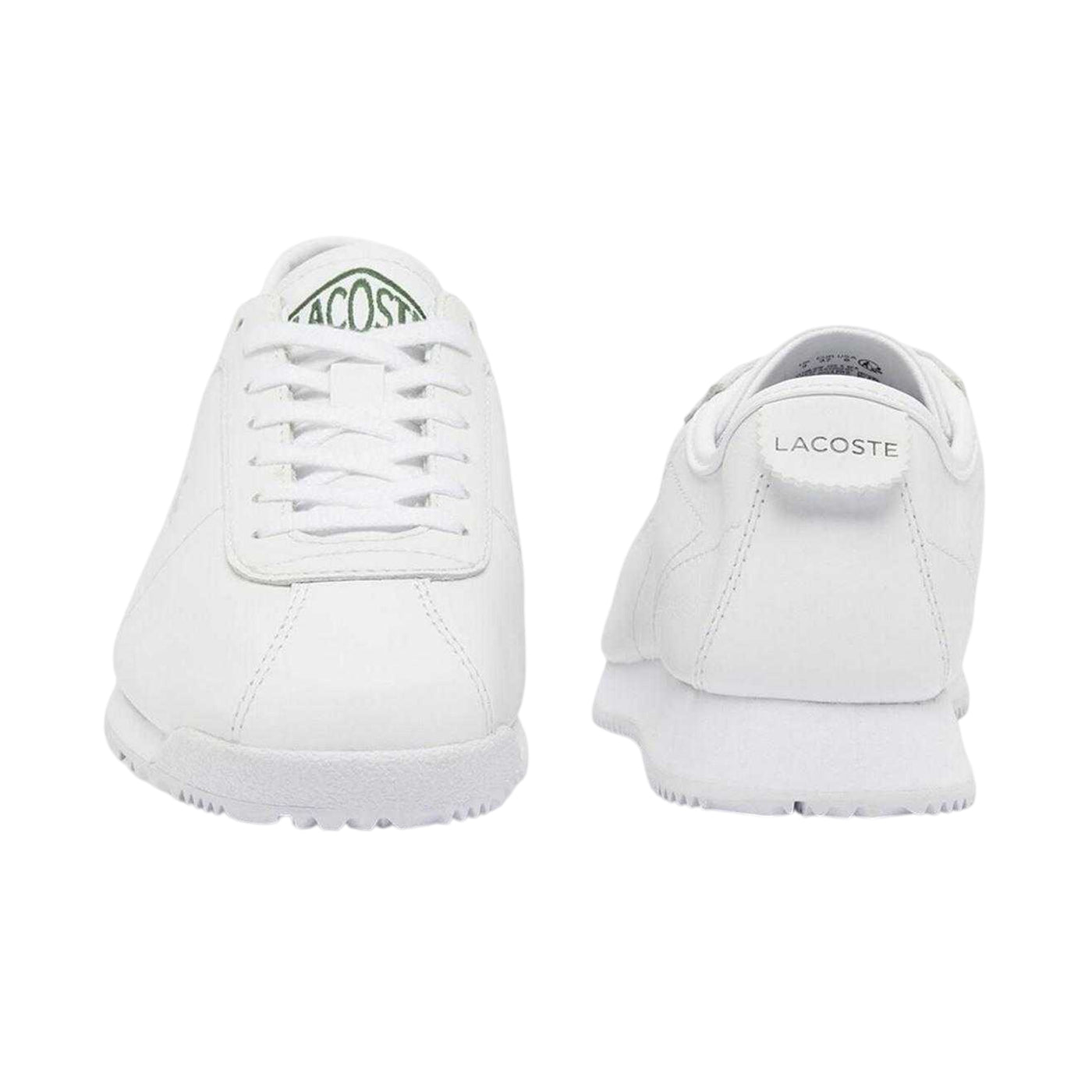 White - Pack Shot - Lacoste Womens-Ladies Club Leather Trainers