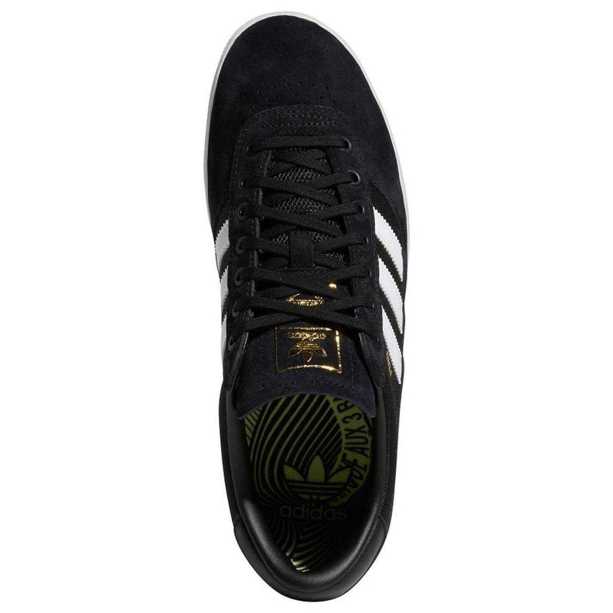 Black - Pack Shot - Adidas Mens Originals PUIG Leather Trainers