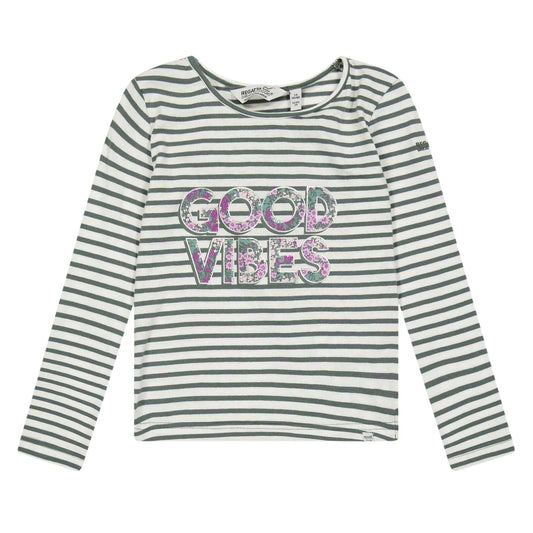 Balsam Green - Front - Regatta Childrens-Kids Clarabee T-Shirt