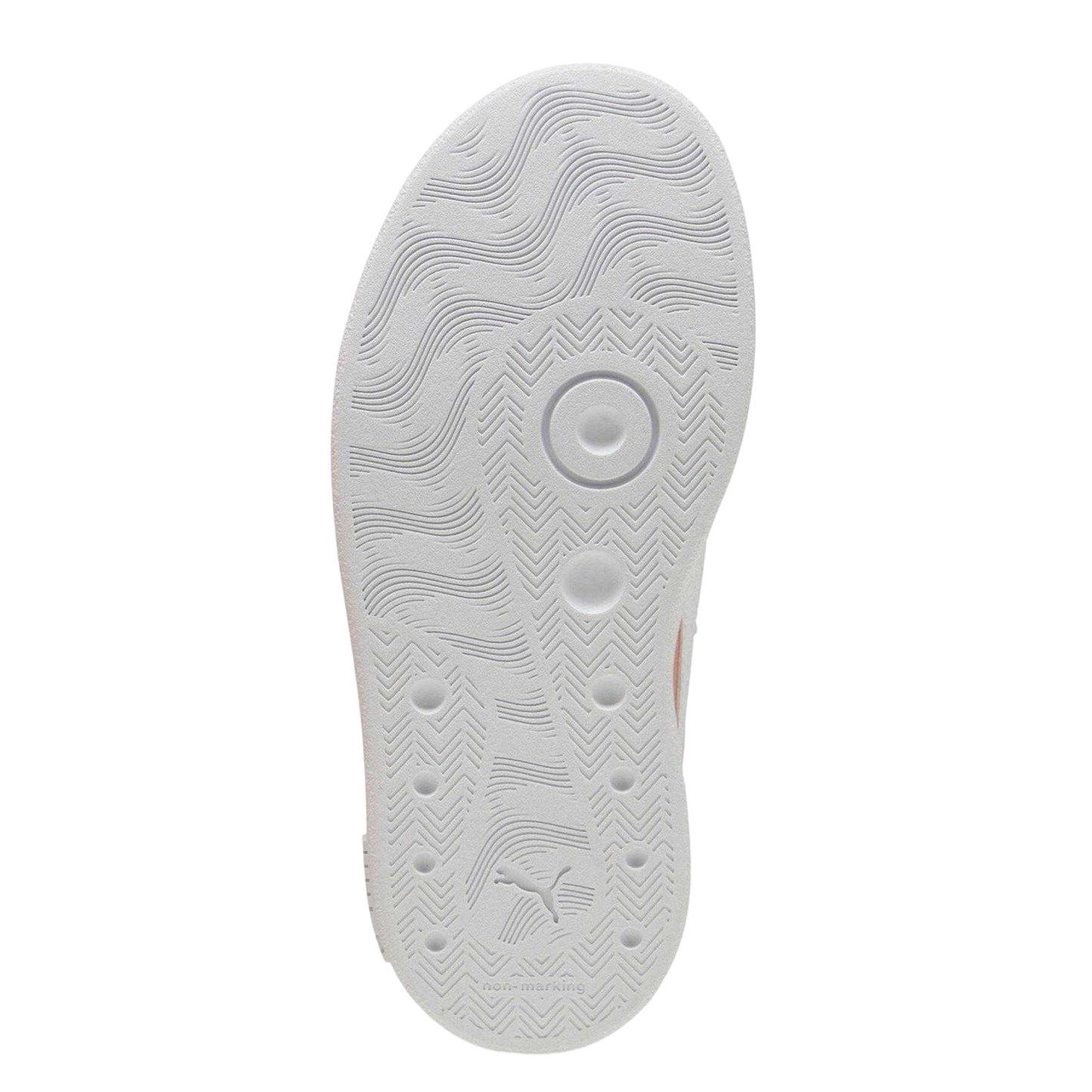 Pink-White - Close up - Puma Childrens-Kids Kids Club II PS Canvas Trainers