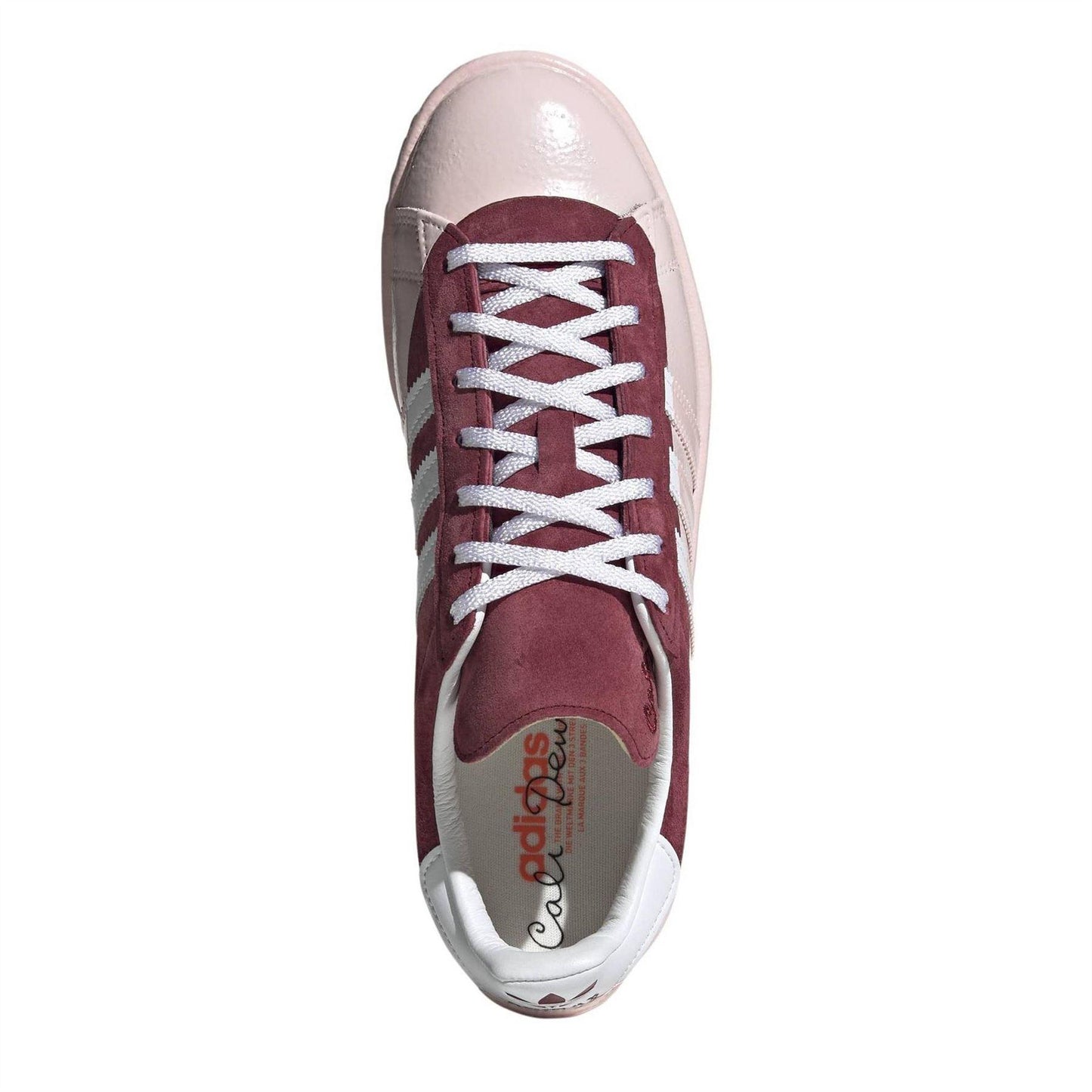 Off White - Pack Shot - Adidas Womens-Ladies Cali DeWitt Leather Trainers