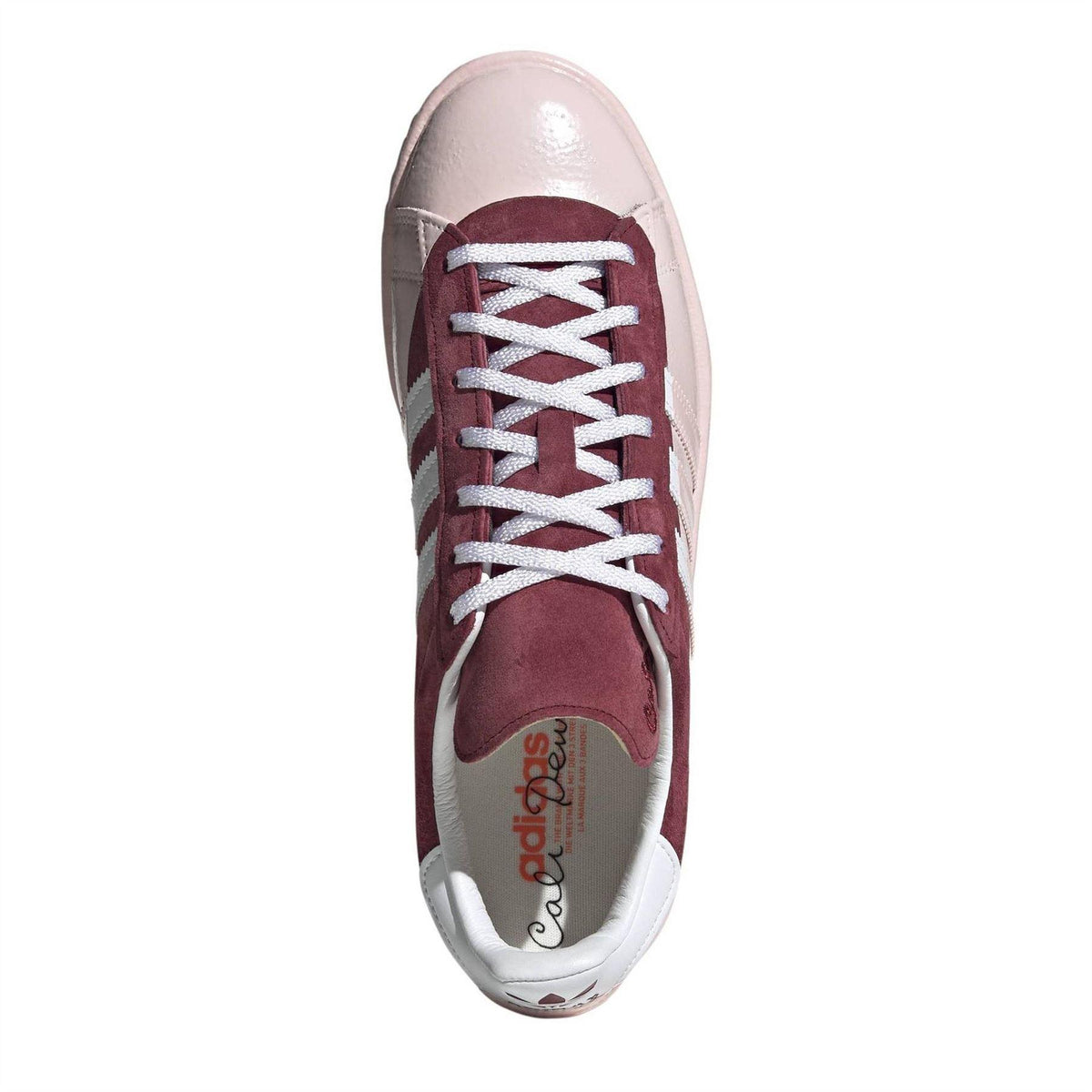 Off White - Pack Shot - Adidas Womens-Ladies Cali DeWitt Leather Trainers