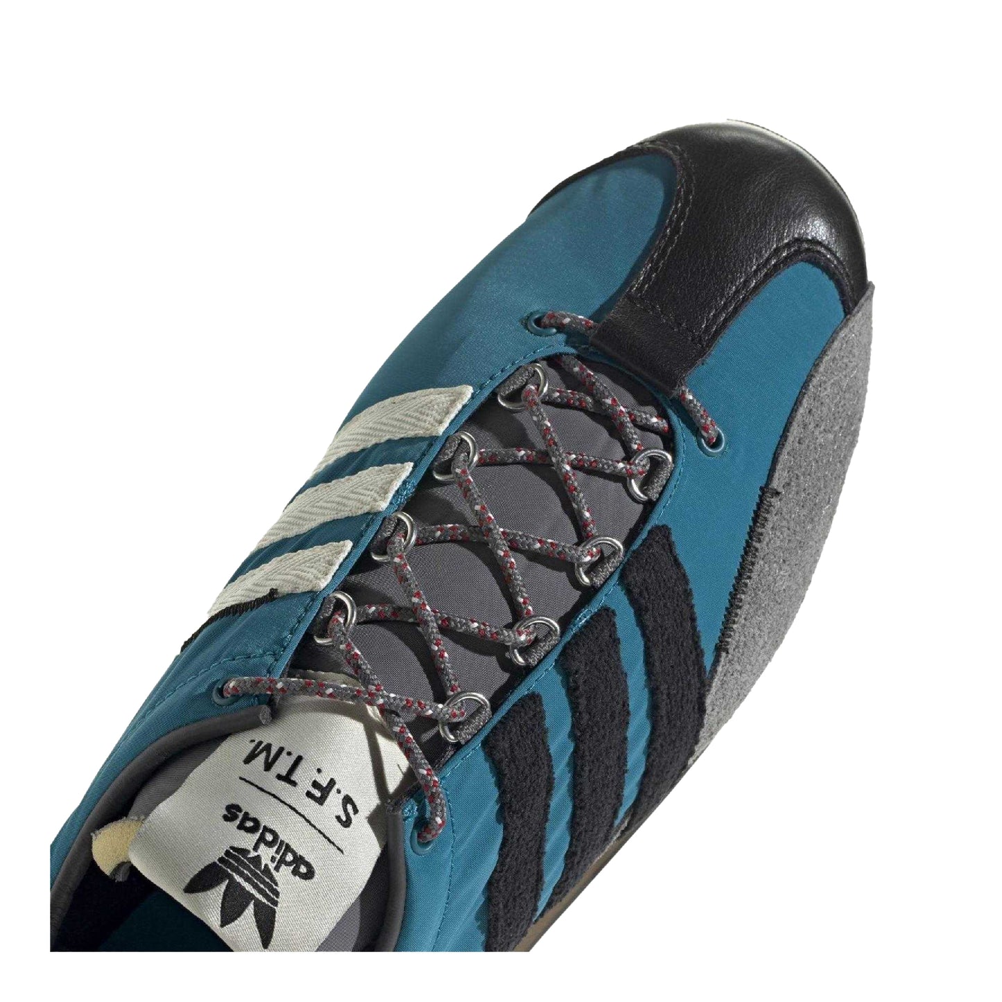 Teal - Pack Shot - Adidas Mens Song For The Mute Leather Trainers